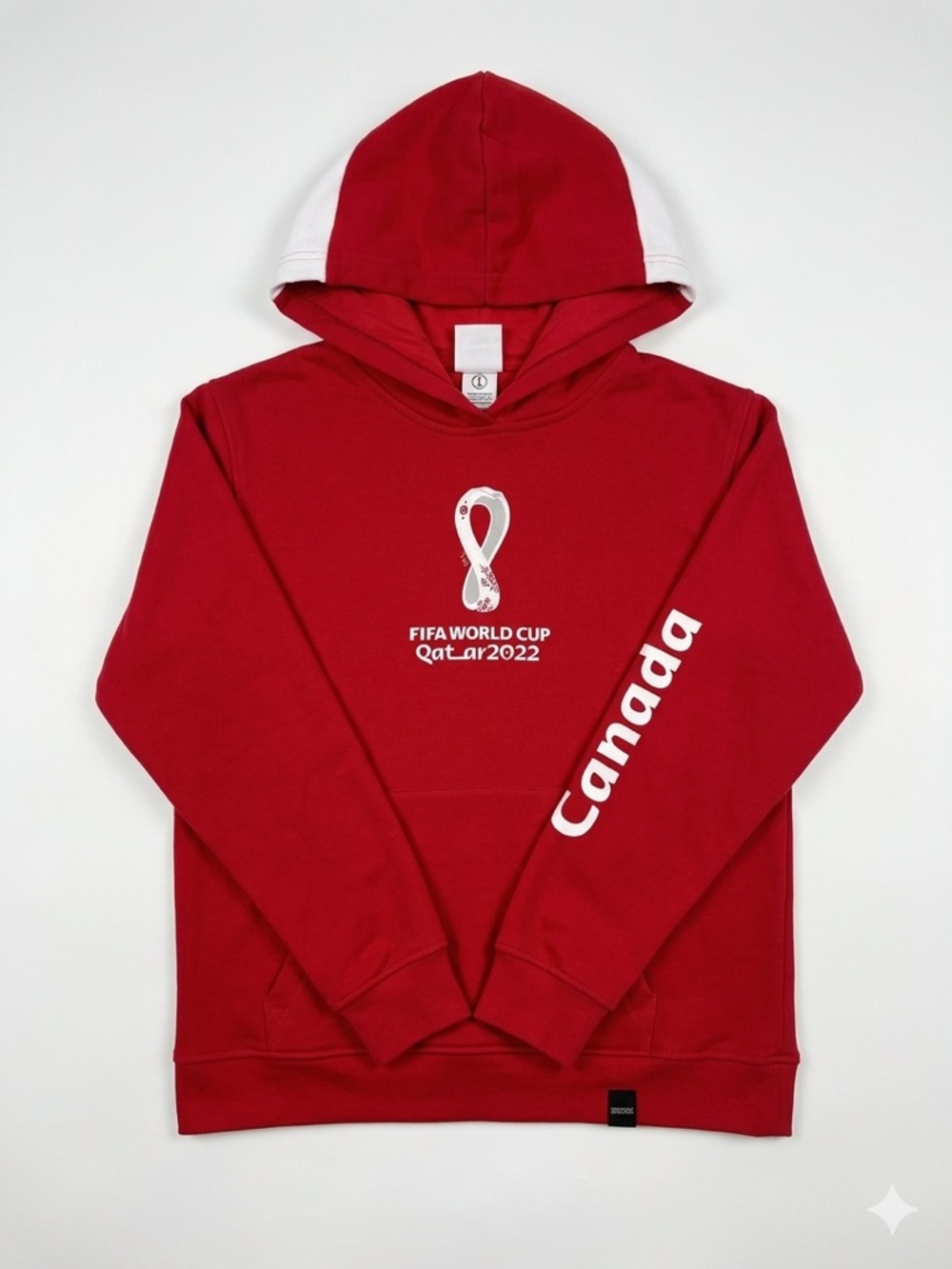 FIFA World Cup Qatar 2022 Canada Hoodie Red Official Licensed Men's Large